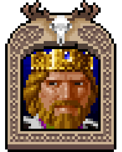 Richard Garriott de Cayeux as Lord British from Ultima VI Pixel Art ©Electronic Arts, Inc.