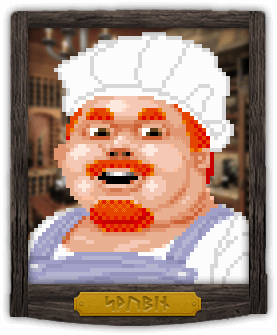 Shubin from Ultima VI
Shubin Pixel Art ©Electronic Arts, Inc.
Border and background by The Hearth of Britannia, LLC Shubin from Ultima VI